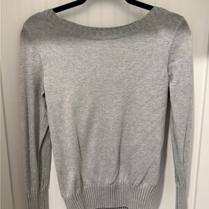 Sonoma Light Gray Women's Crew Neck Sweater